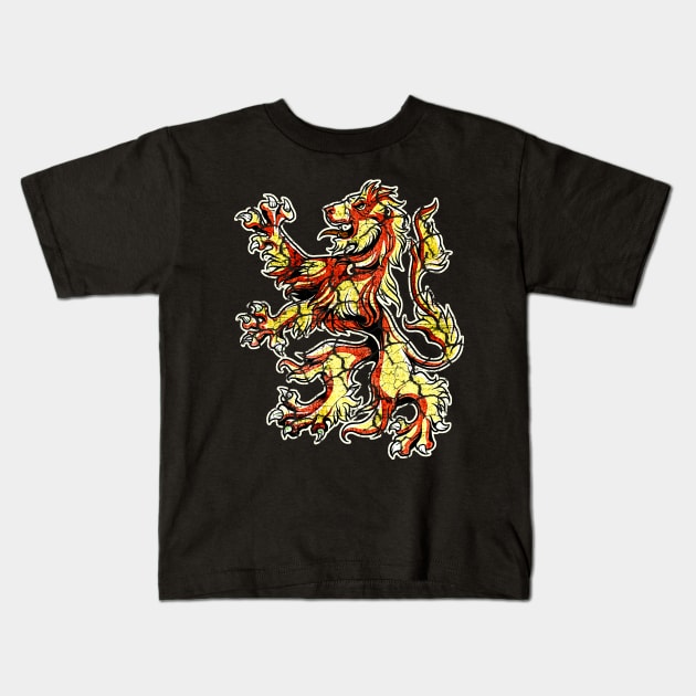 Lion Knight King Warrior Perfect Gift Kids T-Shirt by Lionstar